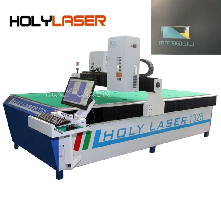 Large Format Bathroom Mirror Coat Removing Fiber Laser Marking Machine